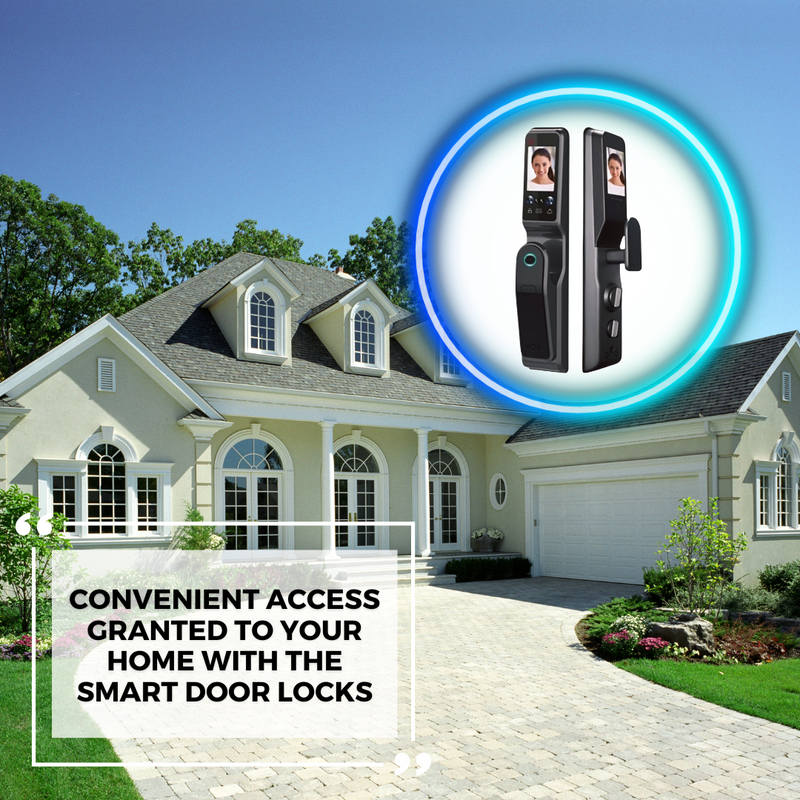 Benefit Smart Door Lock Face Recognition Dual Screen