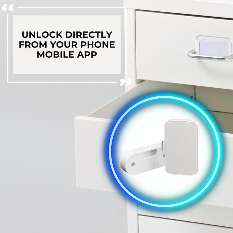 Bluetooth Drawer Lock - 1 Piece - -