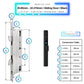 Sliding Door Smart Lock Knob - 35-85mm (22x270mm) Sliding Door - Black - Without Gateway