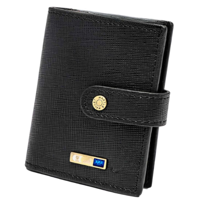 Smart Bluetooth Wallet Strap - Black Textured - -