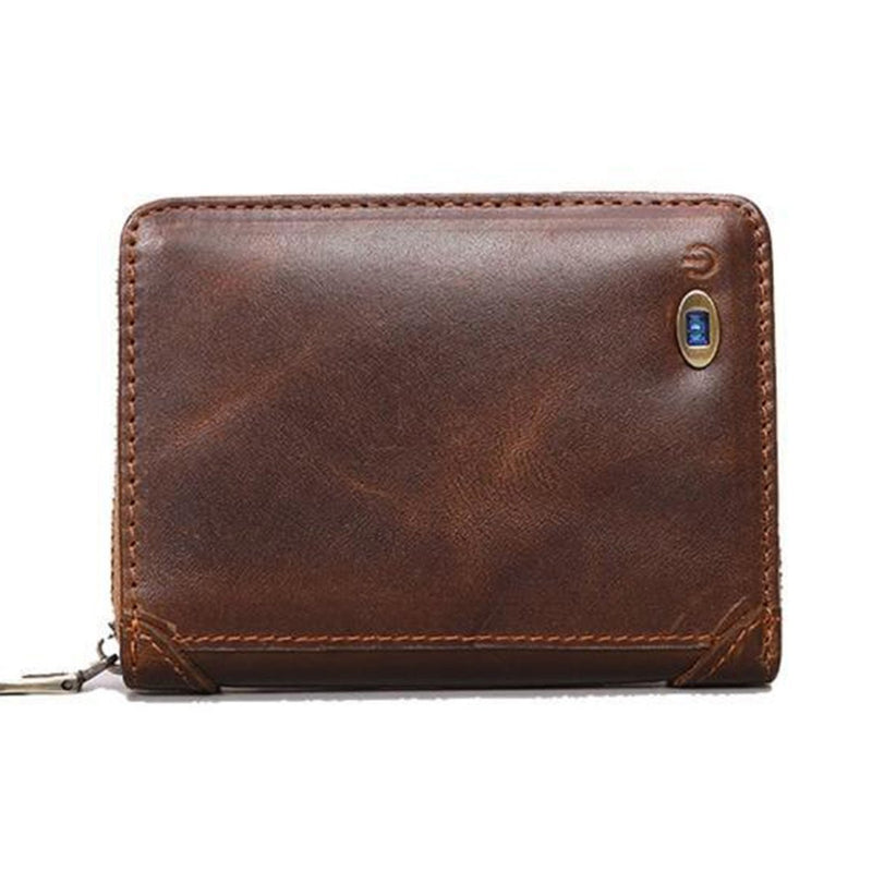 Smart Card Holder Bluetooth Tracker - Coffee - -