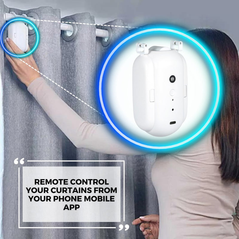 Smart Curtain Robot - White - 2 Pieces -