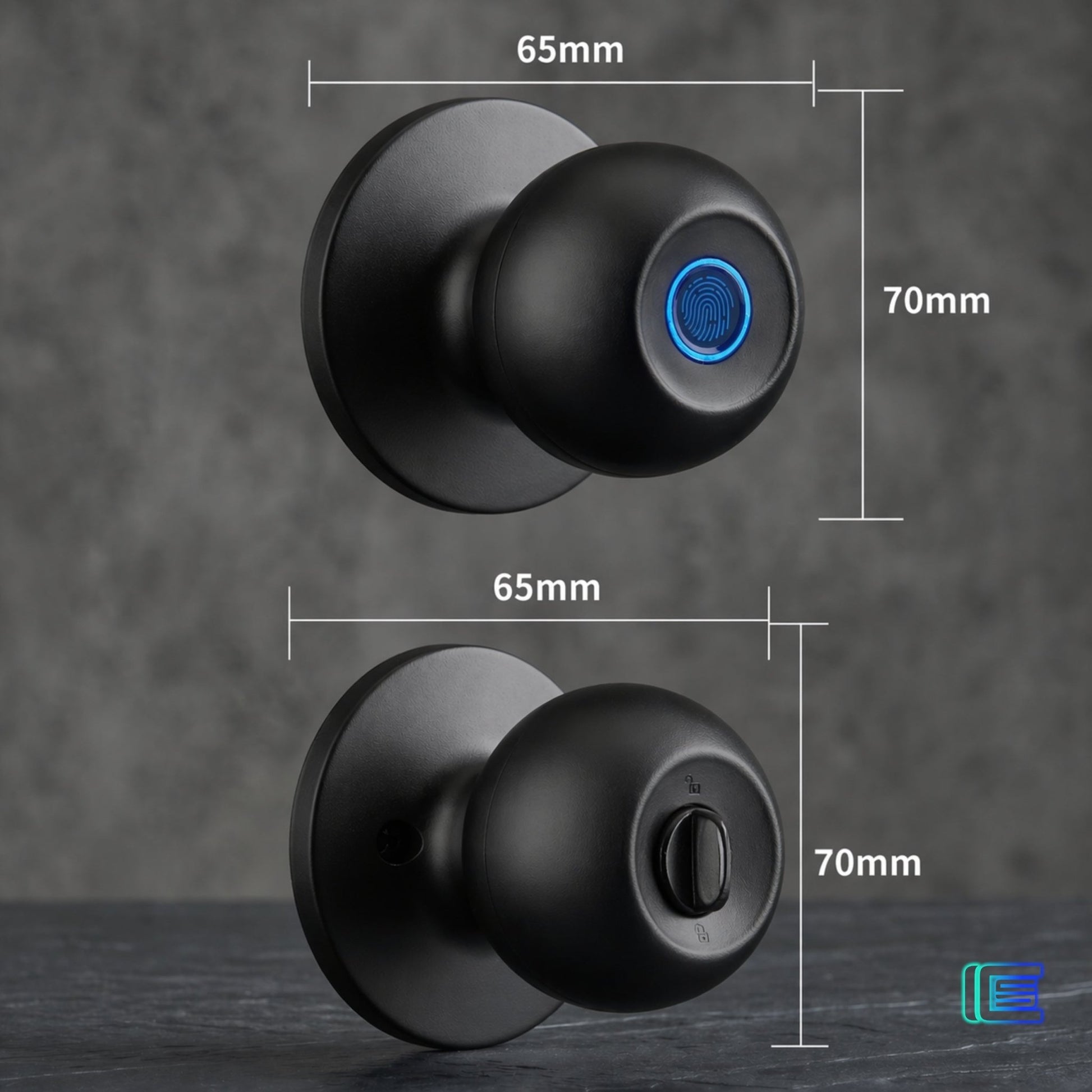 Smart Door Knob Size