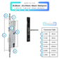 Smart Door Lock Sleek - Black - 35-85mm (22x270mm) Multipoint