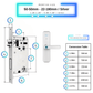 Smart Door Lock XL - 50-50mm (22x180mm) - Silver