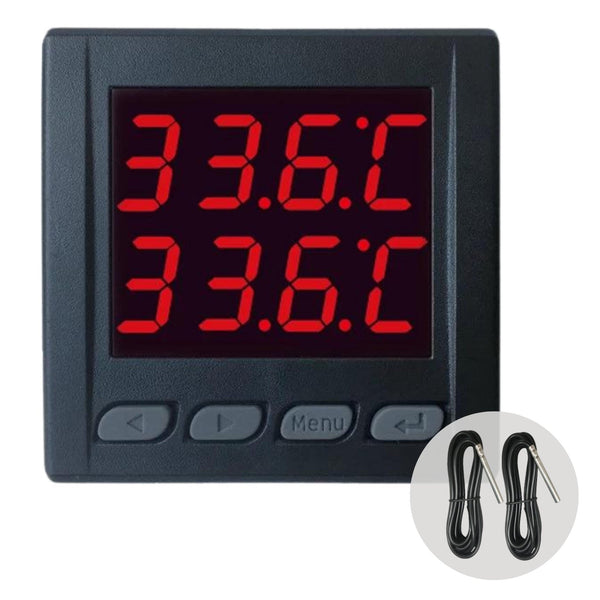 Smart Dual Temperature Controller - Black - -