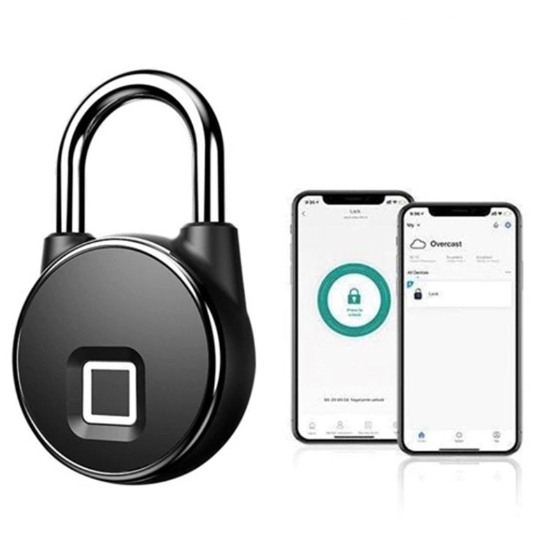 Smart Padlock Bluetooth - Black - -