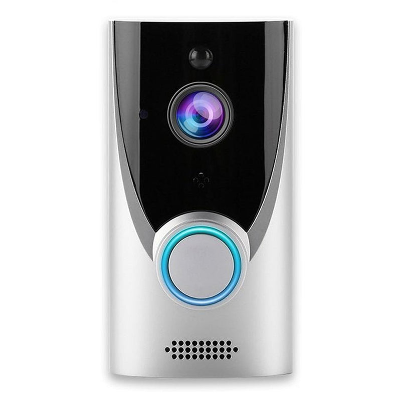 Smart Video Doorbell - With Battery - Silver -