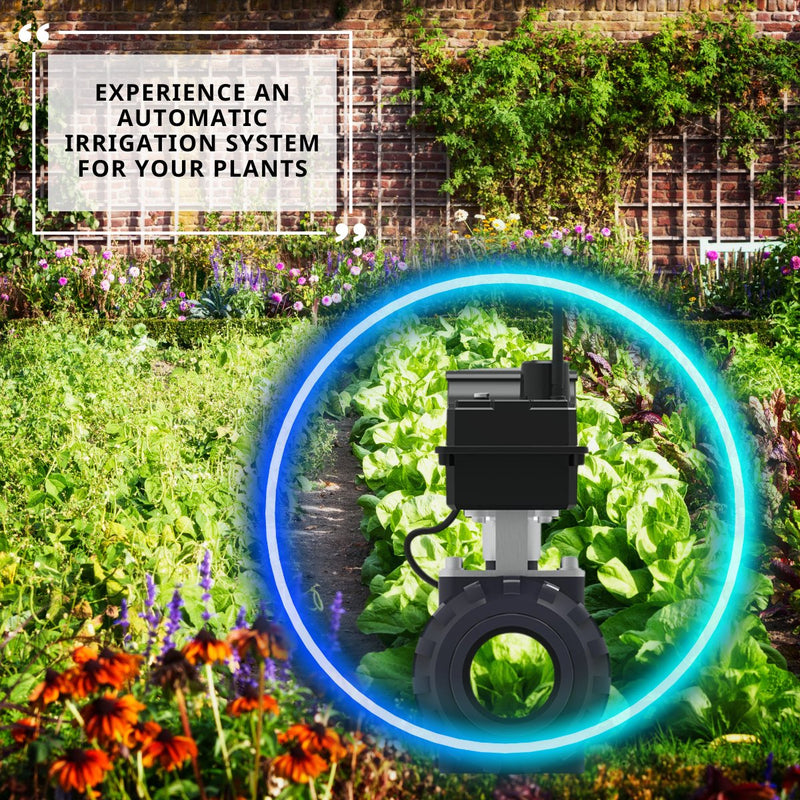 Smart Water Irrigation Solar Powered System - 1 inch - -